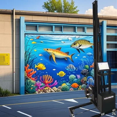 Máquina de impressora de parede 3d automática impressora de parede vertical direta para máquina de pintura de parede impressoras jato de tinta fornecidas epson 115