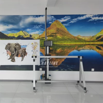 Máquina de impressão de parede ai 4k de alta resolução 3d uv decoração interna e externa máquina de impressora de parede vertical na parede madeira pvc piso de vidro