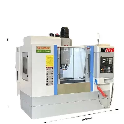 Venda quente Xh7126 pequena alta precisão 3 eixos fresagem CNC hine para processamento de metal