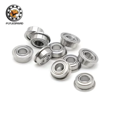 Rolamento de flange mf105zz 5x10x4mm, 10 peças, blindagem dupla, flangeado em miniatura mf105 z zz, rolamentos de esferas MF105-2Z mf105z