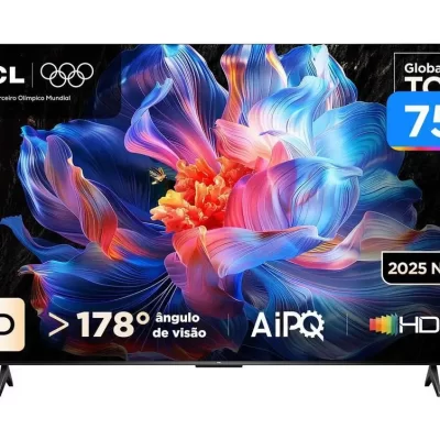 Smart TV 75 TCL 4K UHD LED HVA Google TV 75P6K 2025