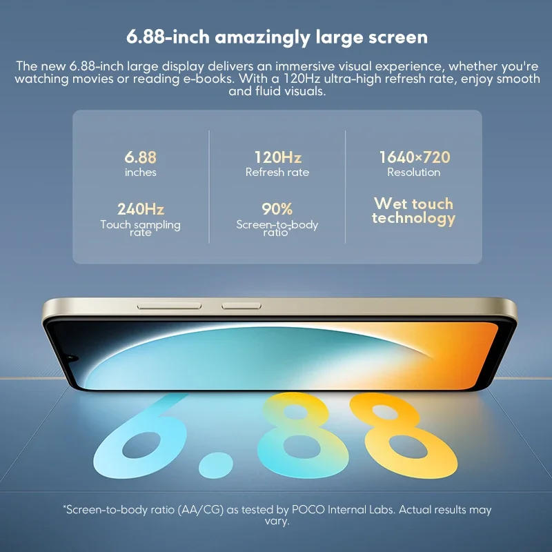 POCO C71 Global Version Octa-core processor 6.88" Dot Drop display 32MP main camera 15W fast charging - Image 5