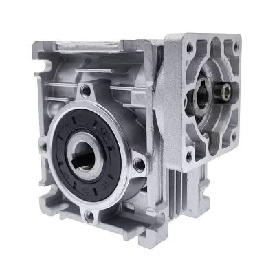 Redutor de velocidade sem-fim caixa de engrenagens do motor DC RV030 14mm saída 5:1-80:1 Redutor de velocidade da caixa de engrenagens sem-fim para motor NEMA 23