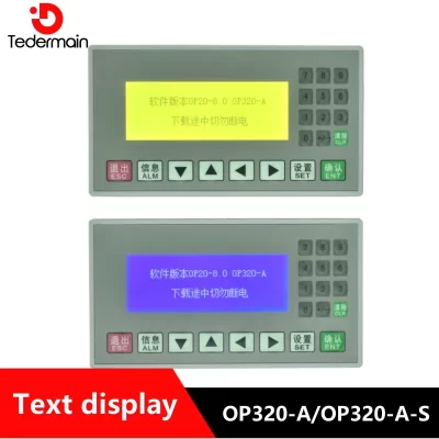 OP320-A OP320-A-S MD204L Display de texto compatível com V8.0 MD204L Suporte 232 422 485 Comunicação