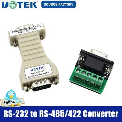 Uotek RS-232 a RS-422 RS-485 conversor rs232 para rs485 rs422 adaptador mini kmini connector dbdbdbdbconector db9 UT-203A