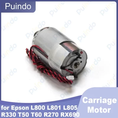 Motor de transporte original para epson l800 l801 l805 r330 t50 t60 r270 rx690 motor de passo para montagem de movimento da cabeça de impressão