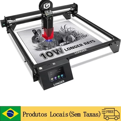 Ray5 gravador a laser cortador máquina de gravura 10w áreas de trabalho 400x400mm wifi diy halloween & presentes de natal ferramentas cnc