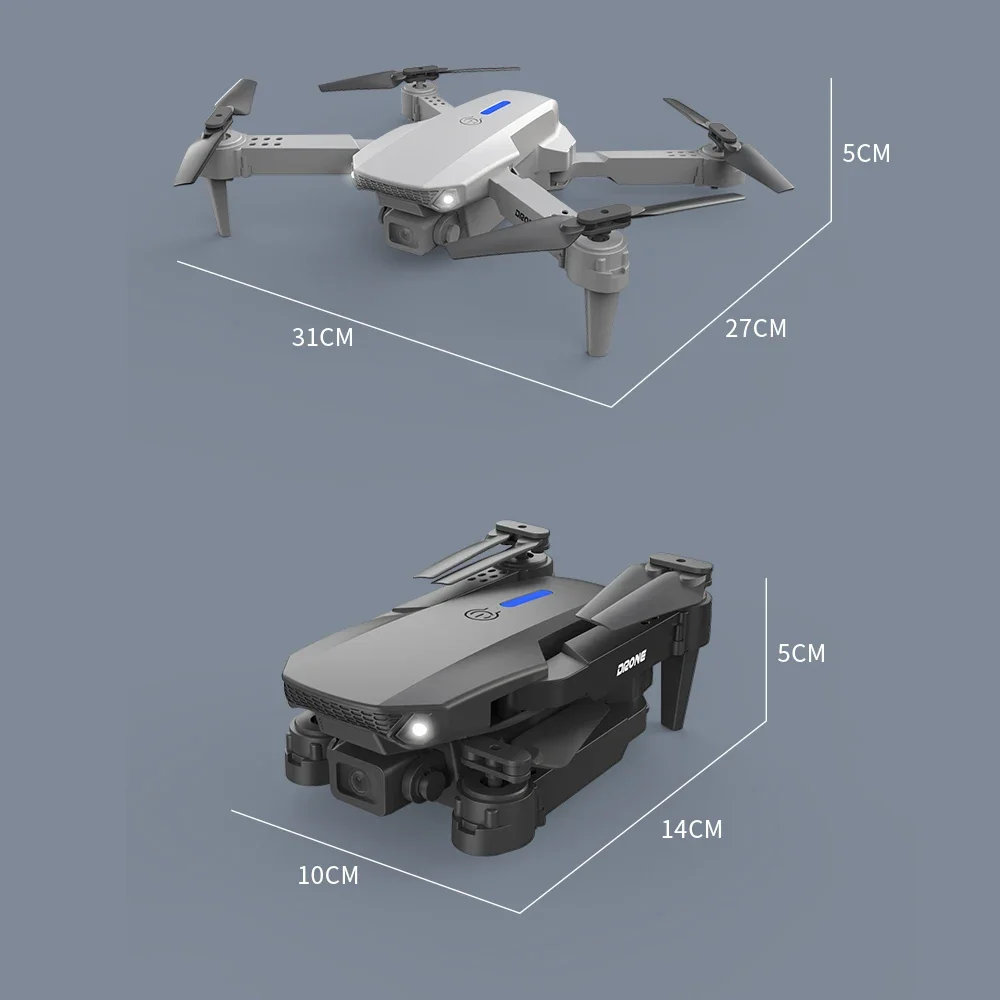 New E88Pro RC Drone 4K Professinal With 1080P Wide Angle Dual HD Camera Foldable RC Helicopter WIFI FPV Height Hold Apron Sell - Image 6