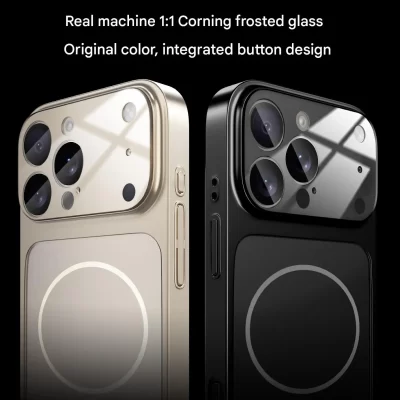 A phone Case That Makes Your Phone Look Like The 17 Series, Suitable For iPhone 13 14 15 16 17 Pro Max 17Ari Magnetic Phone Case