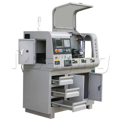 Mini Torno CNC CNC210 para Metal Compacto, Preciso e com Sistema de Controle Numérico Computadorizado