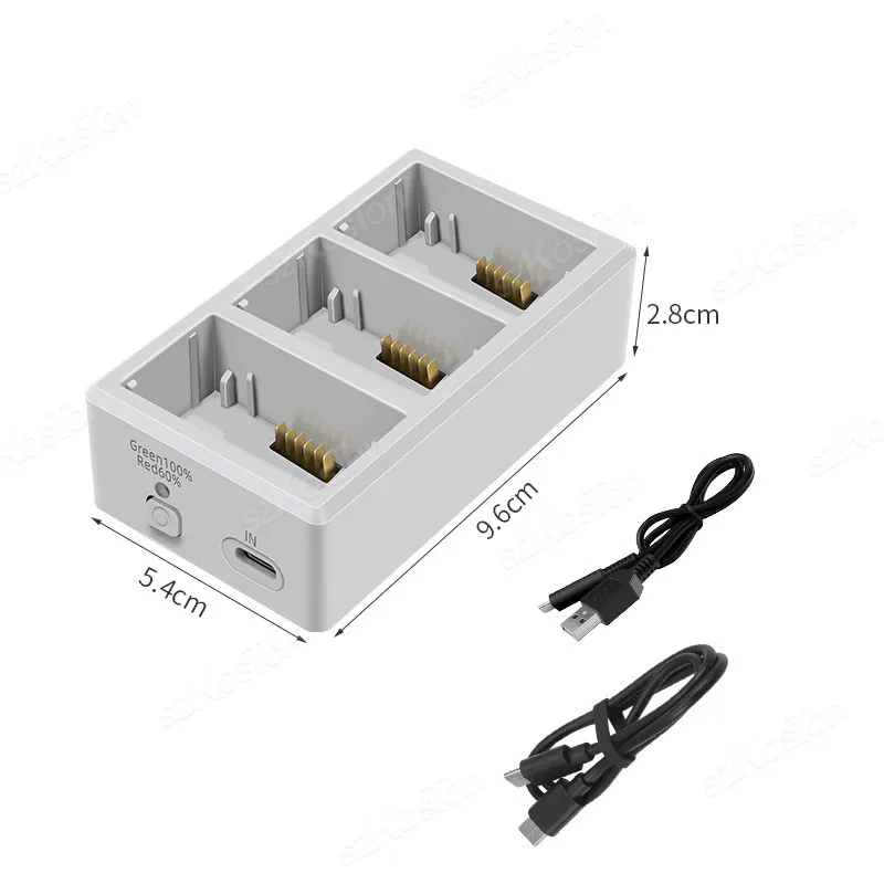 Three Channel Two-Way Charging Hub for for DJI Mini 4 Pro/Mini 3 Pro Battery for Mini 3 Pro Battery Charger Drone Accessories - Image 2