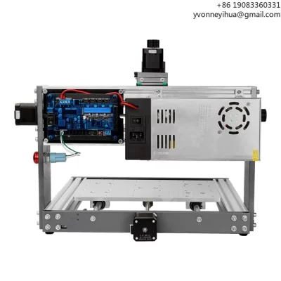 Máquina de gravação CNC LUNYEE 3018 Pro Ultra de alto desempenho com eixo de 500 W e cabeça laser de 5,5 W 10 W à venda