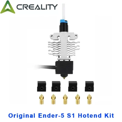 Kit hotend oficial creality Ender-5 s1, extrusora montada de alta temperatura e velocidade, meias de silicone hotend, bico mk6 disponível