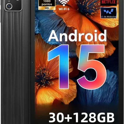 Tablet android15 de 10 polegadas, octa core 8gb ram 128gb rom 1tb micro sd com wifi 6 widevine l1 6200mah touchscreen otg pc pad