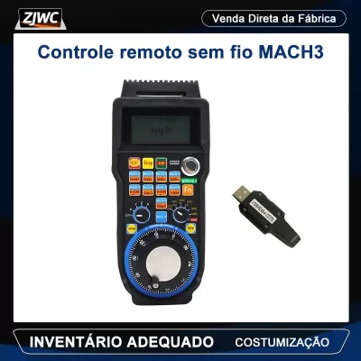 Xhc cnc mach3 torno sem fio volante whb04b lhb04b mpg pingente volante de mão 4 eixos 6 eixos receptor usb para fresadora cnc