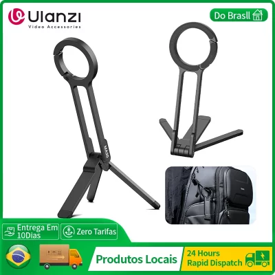 ​Ulanzi MA30 Phone Mount Phone Holder Selfie for iPhone 17 16 15 14 Dual-sided Magnet Tripod Desk Mount Phone Handle for Travel