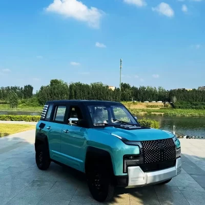Novo carro elétrico doméstico de quatro rodas, aquecimento e resfriamento totalmente fechado, ar condicionado, veículo off-road