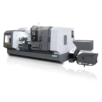 Torno CNC CT630 Siemens Máxima Precisão com Controle Transportador de Cavaco e Estrutura Reforçada