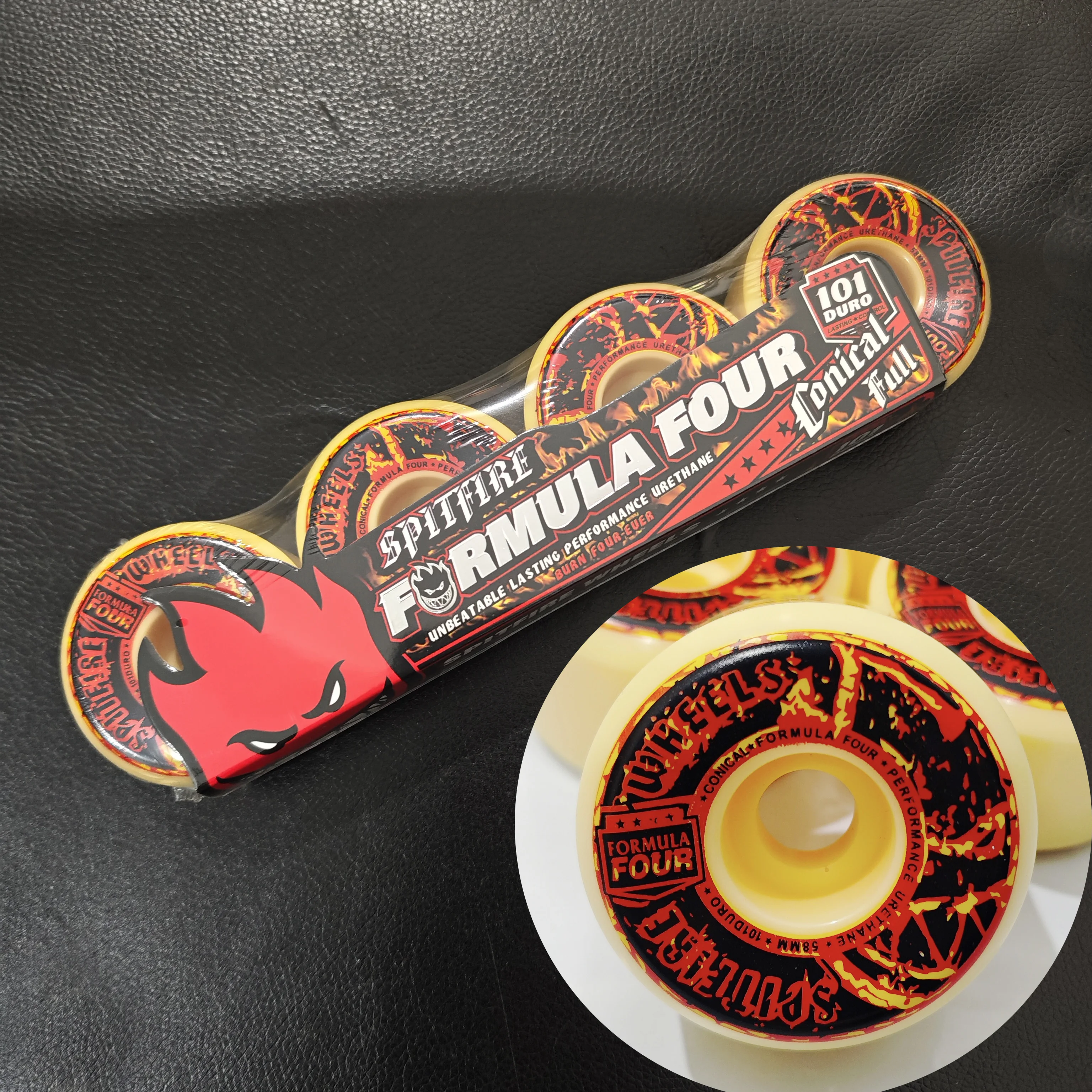 Roda de skate Spitfire original 58mm 52mm 101duro 53mm 54mm 56mm 99duro 80HD roda de skate para skate - Image 2