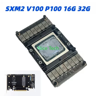 Nvidia V100 P100 SXM2 PCIex16 Adapter Card for High End Computing
