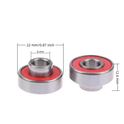 【rrkxa】4/8 peças 608-2rs placa longa rolamento integrado hoverboard skate rolamentos de velocidade silenciosos de alta velocidade acessórios de prancha de surf