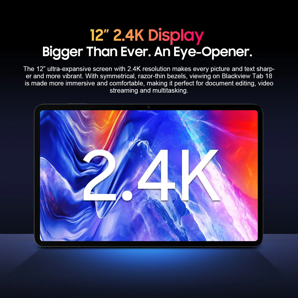 Blackview Tab 18 Tablet PC 12 ''2.4K FHD + Display Helio G99 12GB + 12GB RAM 256GB ROM, 8800mAh Bateria 33W Netflix Widevine L1 - Image 3