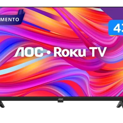 Smart TV 43 "Full HD DLED AOC 43S5045/78G VA Wi-Fi 3 HDMI 1 USB