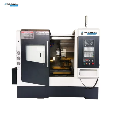 Alta precisão Slant Bed Torno CNC, Modelo pequeno, Preço de fábrica para venda, TC400 TC460 TC500