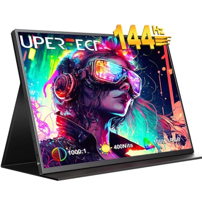 UPERFECT UGame B118 100% DCI-P3 2K FreeSync Portable Monitor 144Hz Gaming Display With HDR For Switch Steam Deck PS4/5 XBOX ONE