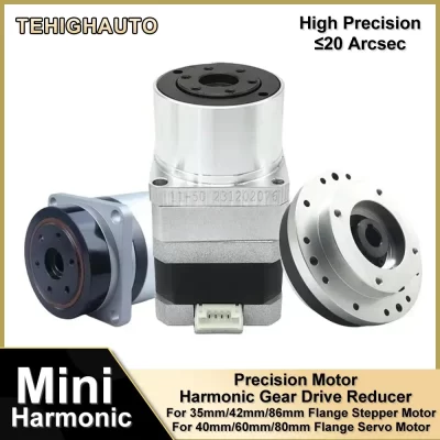 Mini atuadores rotativos de acionamento harmônico, braço manipulador de robô redutor harmônico de alta precisão, substituição de motor DD para equipamentos CNC