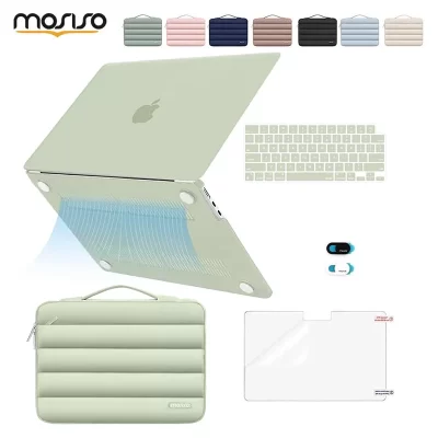 Laptop Case for 2025 MacBook Air Pro 13 14 15 16 inch M4 A3240 M3 A3113 M2 A2681 A3185 A3401 A2918 M1 Shell Cover Sleeve Bag