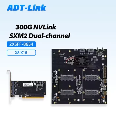 Backplane NVIDIA V100 SXM2 GPU Card, No Disassembly Required, 300G NVLink Dual-Card Interconnection, Aom-sxmv Simplified Version