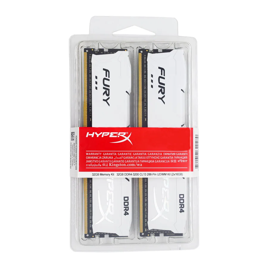 HyperX Fury Memoria DDR4 16GB (2x8GB) 32GB (2x16GB) Kit RAM 3200MHz 2666MHz 2400MHz 2133MHz Desktop RAM 1.2V DIMM PC-21300 25600 - Image 3