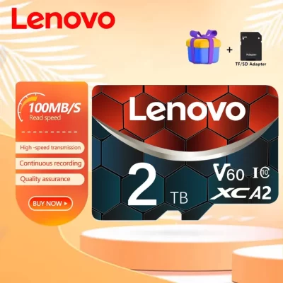 Lenovo 2tb a2 1tb cartão micro sd cartão de memória de alta velocidade 512gb 128gb microsd u3 tf cartão flash para xiaomi telefone câmera mesa pc