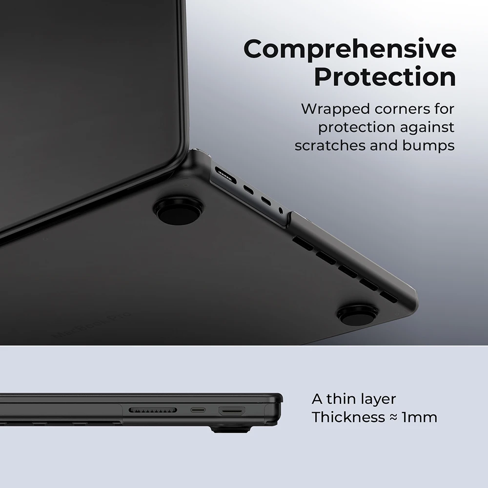 Laptop Case for MacBook Air 13 inch M4 M3 M2 Chip 2025-2022 Case,For MacBook Air 15 M4 2025 Cover,For MacBook Pro 14 16 inch M4 - Image 4
