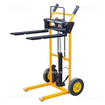 Carrinho, empilhadeira de carga e descarga de van, levantador hidráulico portátil, caminhão de manuseio manual SYT 150A