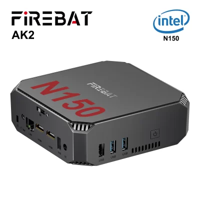 Firebab ak2 plus minipc n150/n100 banda dupla de liberação rápida wifi5 bt4.2 16gb 512gb ssd desktop jogos windows 11 pro gamer
