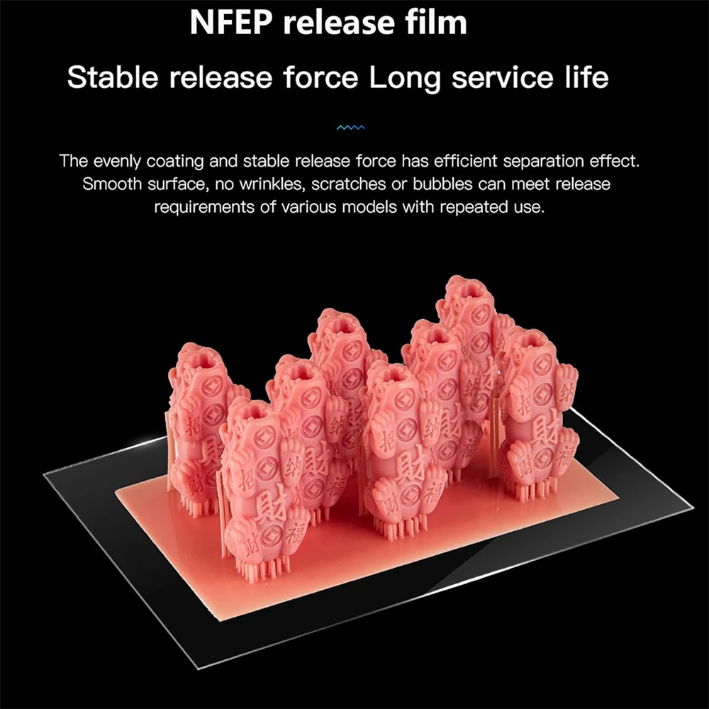 Filme NFEP 10.1 polegadas 280x200x0.127mm Filme PFA Para ELEGOO Saturn 2 Saturn 3 Ultra Saturn 4 Ultra Peças para Impressora 3D Acessórios LCD - Image 3
