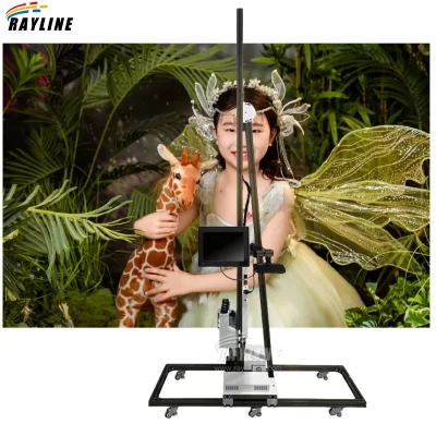 Impressora de parede vertical automática para máquina de impressão de parede 3d com bico de impressão de geração Epson DX7 impressora jato de tinta
