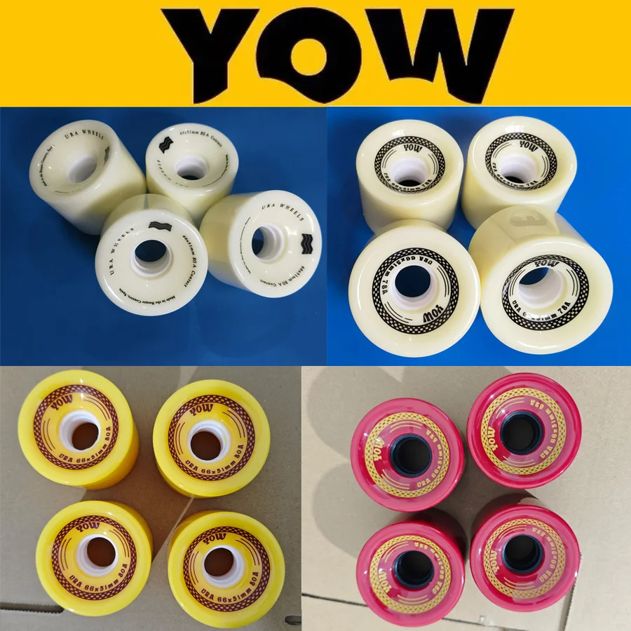 Como rodas de skate de surf terrestre, material pu, rodas longboard 66*51mm 78a 80a 82a, muito elásticas e à prova de desgaste, boa qualidade