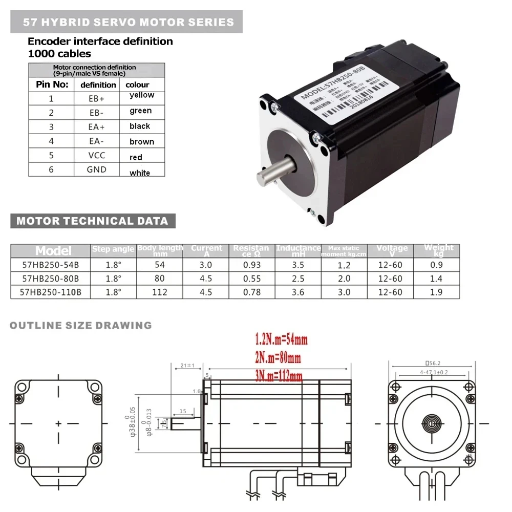 Guia de trilho linear 100 ~ 1000mm curso carga horizontal 70kg nema23 kits de motor de passo alumínio 2x15mm guia linear 60 servo motor - Image 4