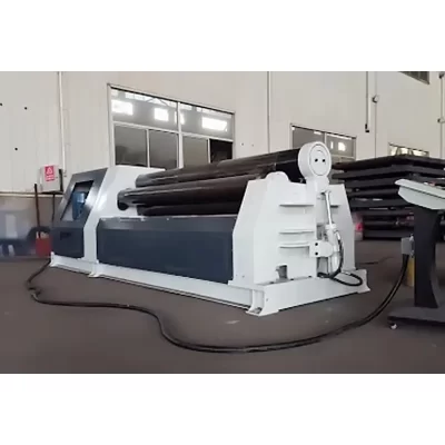 Automatic Stainless Steel Roller-Bending Machine 3 Roller Metal Sheet Plate Rolling Equipment with PLC Motor Core Components