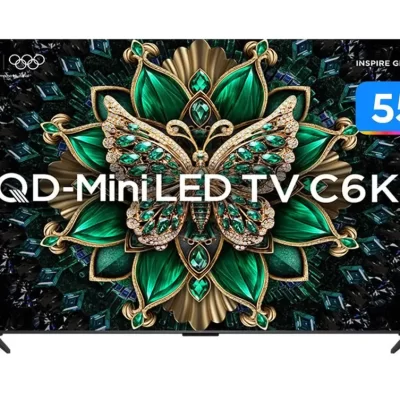 Smart TV 55 "TCL 4K UHD MiniLED 55C6K 120Hz Google TV AiPQ Google Assistant 4 HDMI 2 USB