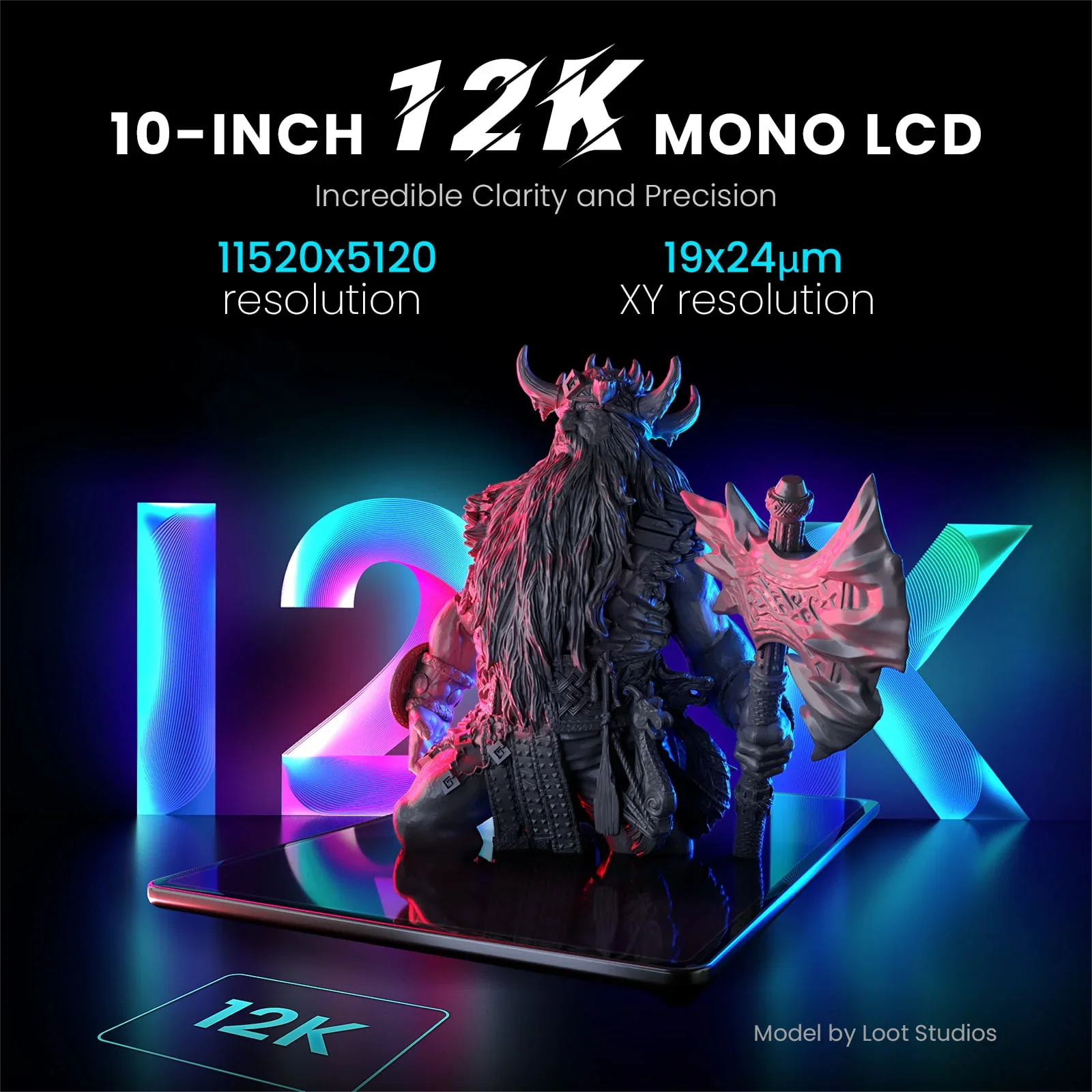 Impressora 3D ELEGOO SATURN 3 Ultra 12K Mono MSLA - Image 4