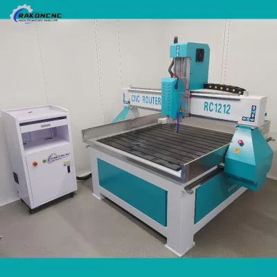 Roteador cnc rc1212 publicidade cnc 3 eixos 4 eixos rack e pinhão máquinas de fabricação de porta de madeira para madeira compensada de alumínio acrílico