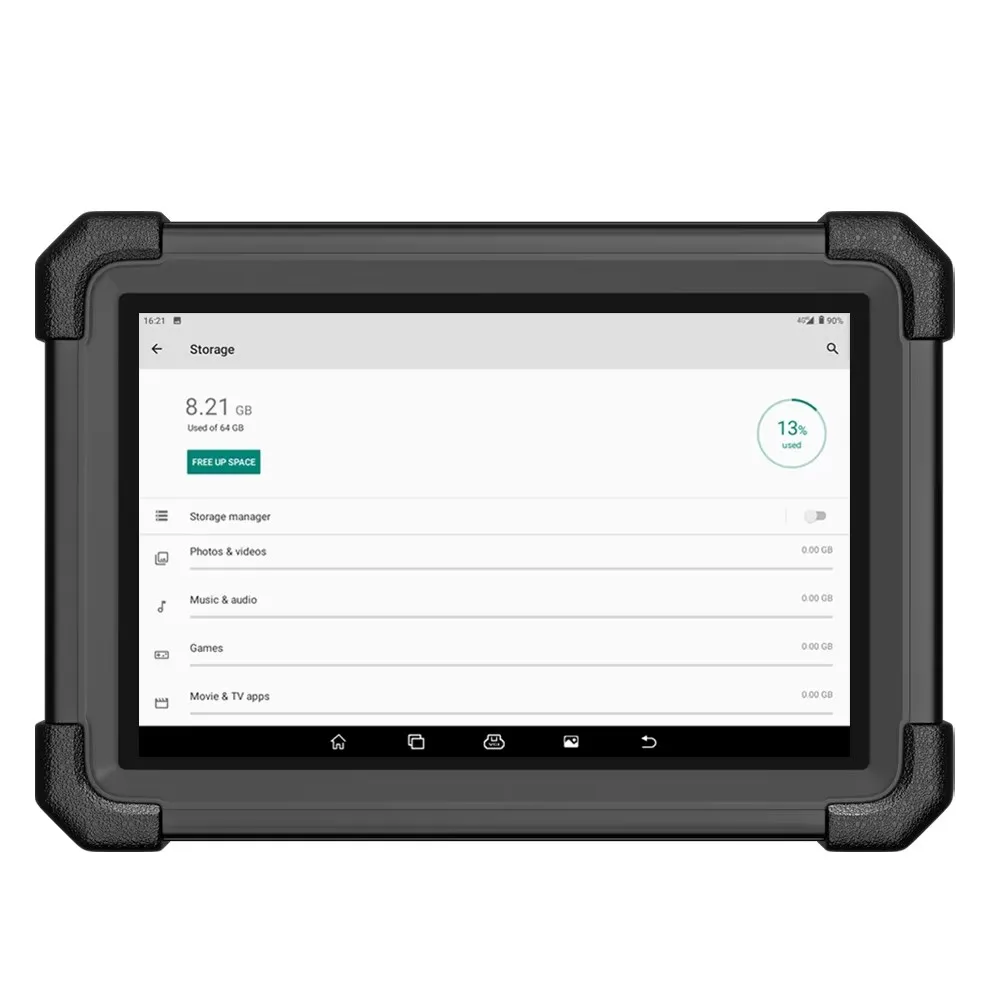 LAUNCH Tablet com porta USB 10,1′′ Preto 4GB RAM Android Bluetooth OBD2 Ferramenta de diagnóstico 64GB de armazenamento Ferramenta de diagnóstico automático - Image 3