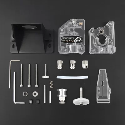 Peças de impressora 3d mk8 extrusora clone extrusora de unidade dupla atualização bowden extrusora direta filamento 1.75mm para cr10 ender 3 pro