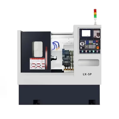 Torno de controle numérico com alimentador automático