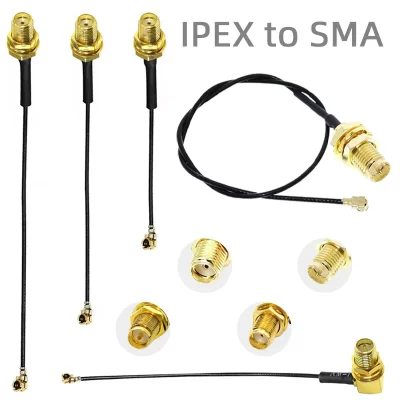 2/4/8Pcs RP SMA Pigtail Cabo 1.13 Cabo SMA Conector Fêmea Para Cabo UFL/U.FL para Extensão de Antena WiFi