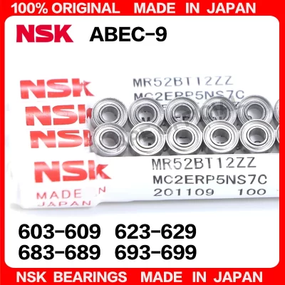 10 peças rolamento original japão nsk mr95 5x9x3mm mr95zz L-950 mf95 zz -2z -2rs1 micro rolamentos de precisão
